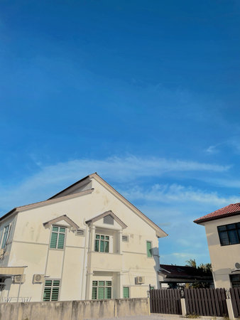 sky and home