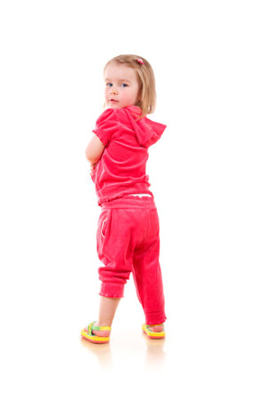 Little girl 2.5 years oldの写真素材
