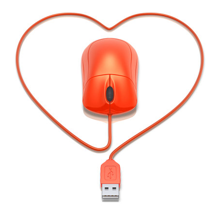 Virtual loveの写真素材