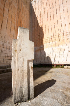 Lithica limestone quarry in Ciudadela Menorcaの写真素材
