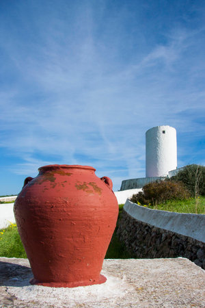 Windmill in Minorcaの写真素材