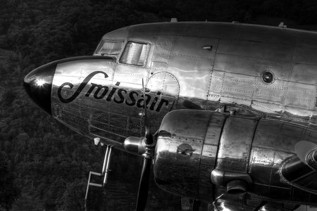 Swissair DC-3 Historic Aircraftのeditorial素材