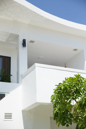 White houseの写真素材