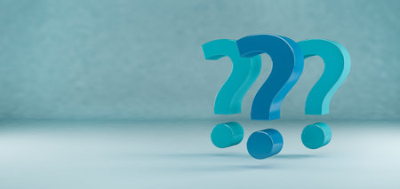 Question marks question concept with copy spaceの写真素材