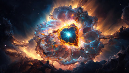 outer space galaxy background