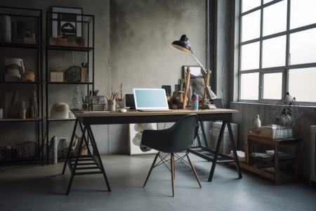 Modern workspace for creative companies. Generative AIの素材