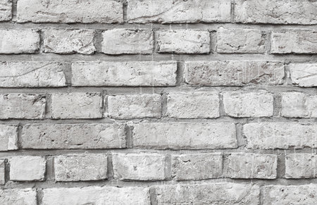 Brick wall White