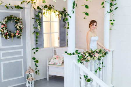 portrait of beautiful brideの写真素材