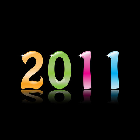 New year posterのイラスト素材