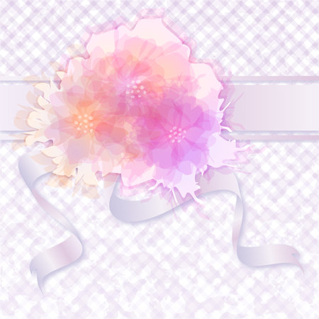 Floral card or backgroundのイラスト素材