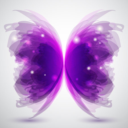 Background with transparent butterfly's shapeのイラスト素材