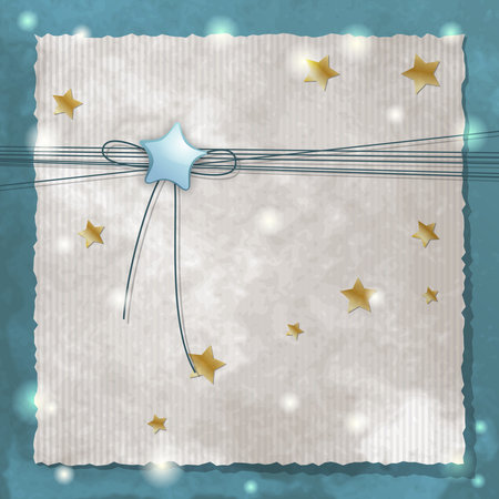 Template frame design for baby announcement or greeting cardのイラスト素材