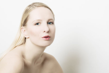 Portrait of beauty young girlの写真素材