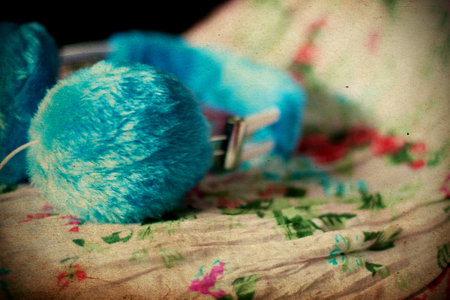 vintage girly background, retro patternの写真素材