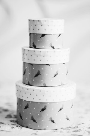 desaturated vintage casketの写真素材