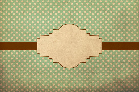 vintage image with grunge paper, retro patternの写真素材