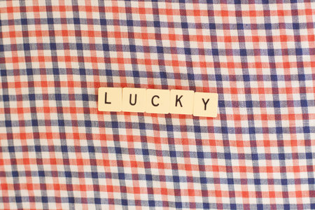 cubes with letters on vintage background, wordsの写真素材