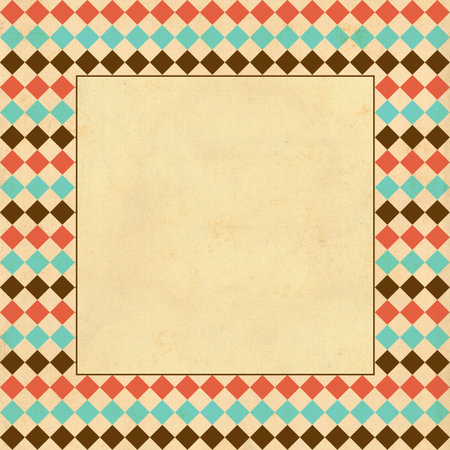 vintage background, polka dot style, retroの写真素材