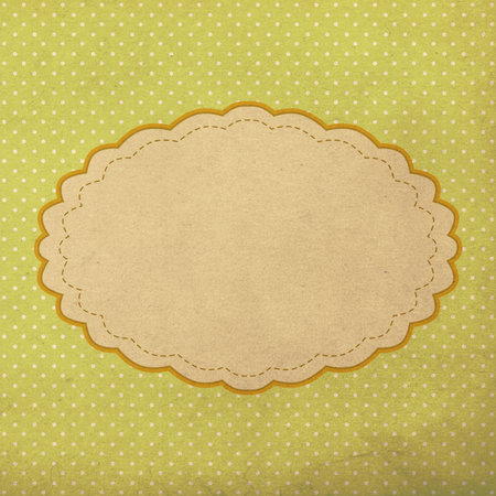 vintage background, polka dot style, retroの写真素材