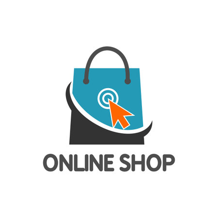 Online Store Logo Designのイラスト素材