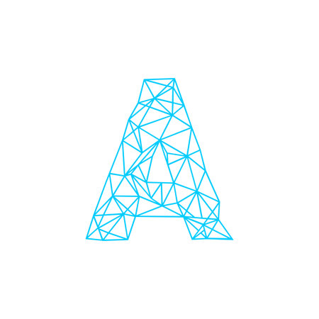 Abstract letter A logo designのイラスト素材