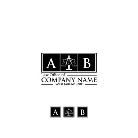 Law Firm logo,Law office logo,lawyer logoのイラスト素材