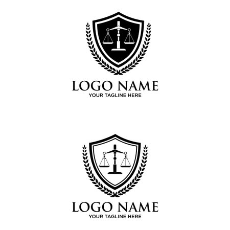 Law Firm logo,Law office logo,lawyer logoのイラスト素材