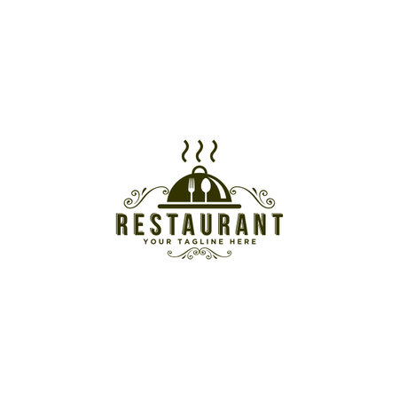 Restaurant icon template designのイラスト素材