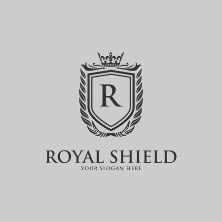 Luxury Logo template in vector for Restaurant, Royalty, Boutique, Cafe, Hotel, Heraldic, Jewelry, Fashion and other vector illustrationのイラスト素材