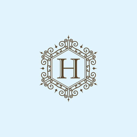 luxury brand, Real Estate, crest logo,crests,crown,royal, fashion,hotel logo,boutique brand,vector logo templateのイラスト素材