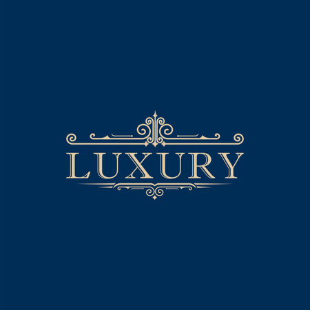 luxury brand, Real Estate, crest logo,crests,crown,royal, fashion,hotel logo,boutique brand,vector logo templateのイラスト素材