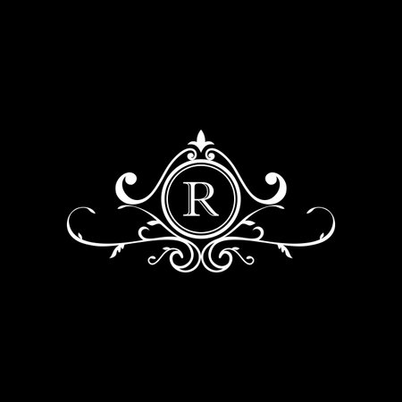 luxury brand, Real Estate, crest logo,crests,crown,royal, fashion,hotel logo,boutique brand,vector logo templateのイラスト素材