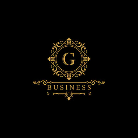 luxury brand, Real Estate, crest logo,crests,crown,royal, fashion,hotel logo,boutique brand,vector logo templateのイラスト素材