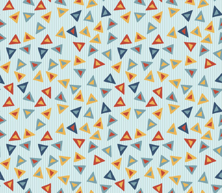 Vector seamless pattern for the design of children's products. Background for boys and girls. Hand...