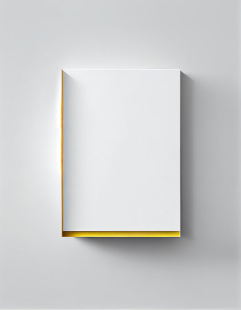 Empty frame with blank copy space on the wall, created with generative AIの素材