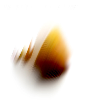 Abstract brown coloring lines on the white background, created with generative AIの素材