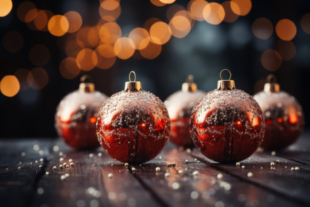 Christmas decoration backdrop, created with a generative AIの素材
