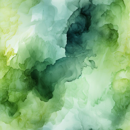 Light green gradient backdrop seamless pattern tile, created with generative AIの素材