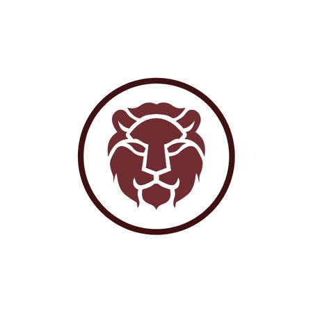abstract tiger head logo icon flat vector concept graphic simple stylish designのイラスト素材