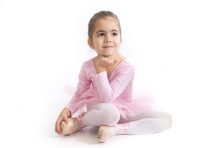 Swet little ballerinaの写真素材