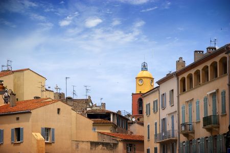 Facades from Saint Tropezの写真素材