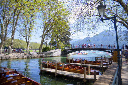 Lake Annecy, France, region Haute Savoieのeditorial素材