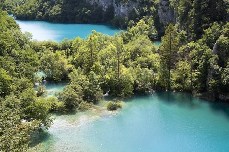 the national park plitvicka lake - Croatiaの写真素材