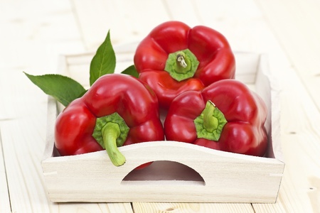red peppersの写真素材