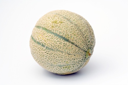 orange cantaloupe melonの写真素材