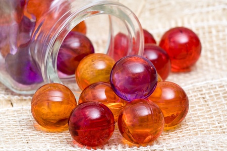 oil bath pearlsの写真素材