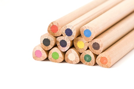 colored pencilsの写真素材