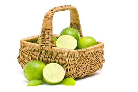 fresh limesの写真素材