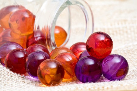 oil bath pearlsの写真素材
