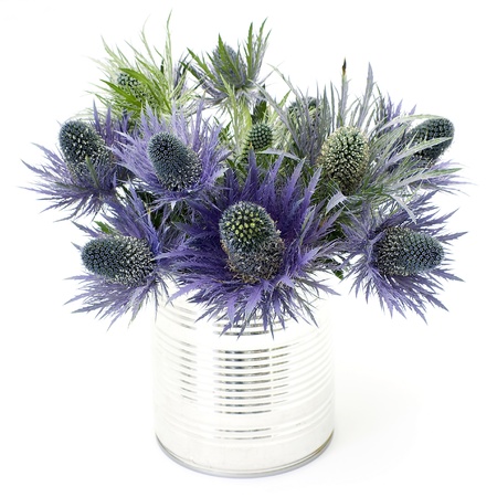 bouquet of blue flowersの写真素材